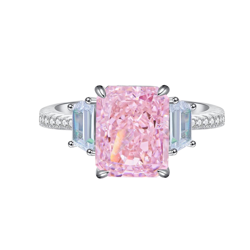 The Forever Ring - Pink Sapphire | 925 Sterling Silver – AUROMEO