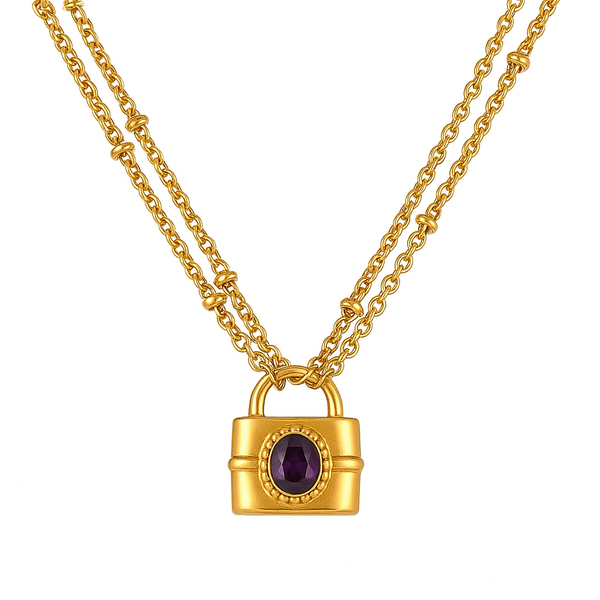 My Treasure Necklace - Purple