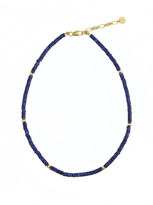 Lapis Beaded Necklace