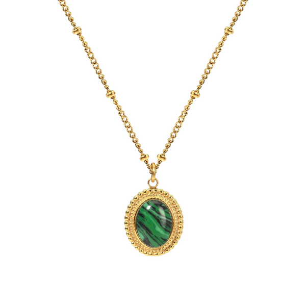 Seraphine Malachite Necklace