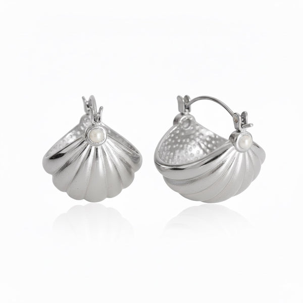 Golden Seashell Earrings