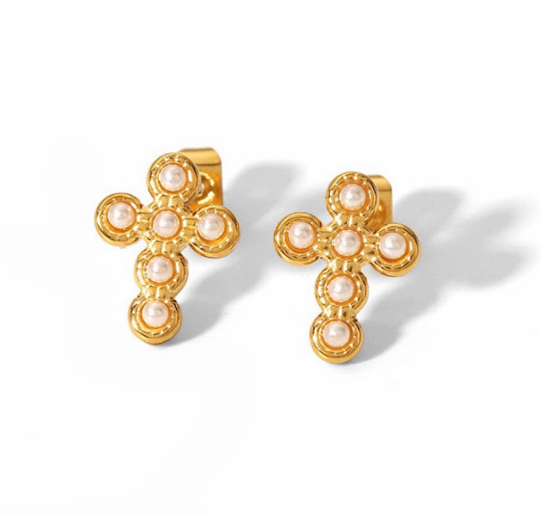 Cross Path Earrings