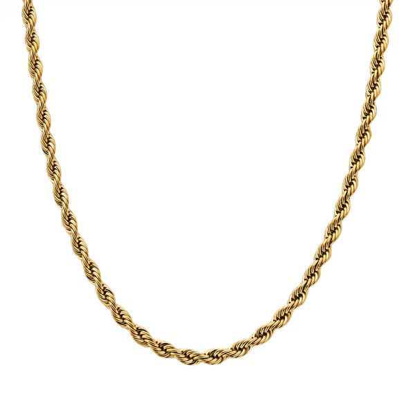 5mm Rope Chain-Gold