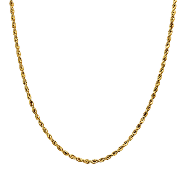 3mm Rope Chain - Gold