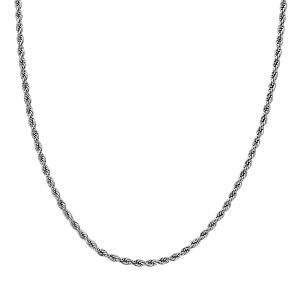 3mm Rope Chain - Silver