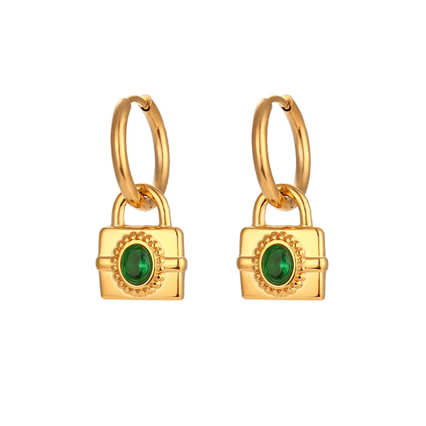 My Treasure Earrings - Green