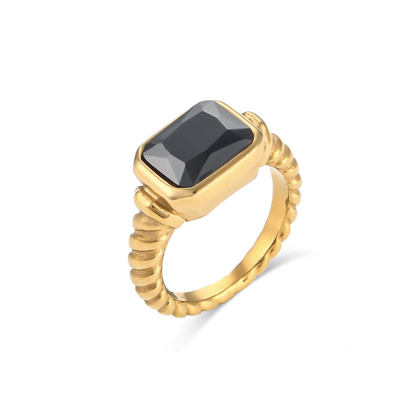 Belluno Twisted Signet Ring