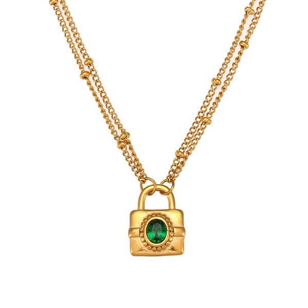 My Treasure Necklace - Green