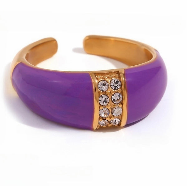 Flirty Ring - Violet Purple