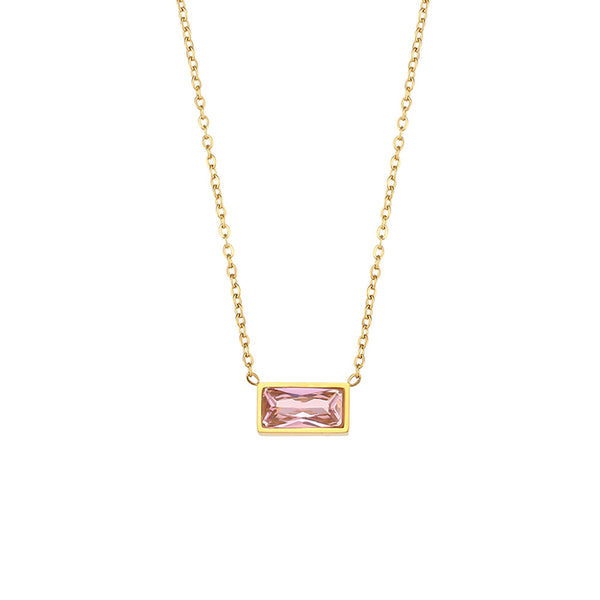 Candi Necklace - Rose Pink