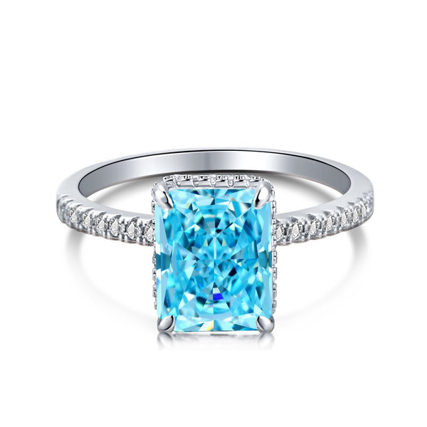 The Aurora Ring - Aquamarine | 925 Sterling Silver