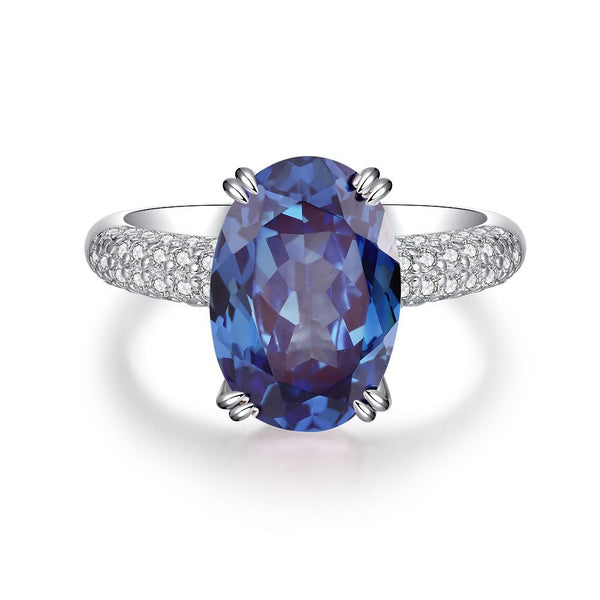 The Promise Ring - Royal Blue Sapphire | 925 Sterling Silver