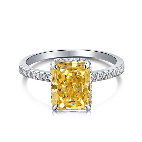 The Aurora Ring - Yellow Sapphire | 925 Sterling Silver