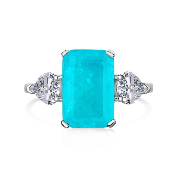 The Calabria Ring - Paraiba Tourmaline | 925 Sterling Silver